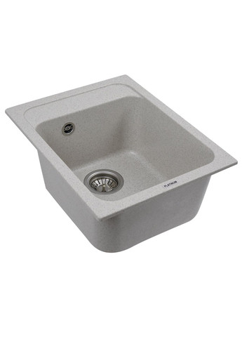 Гранітна мийка для кухні 4050 KORRADO матова Топаз Platinum (269793055)