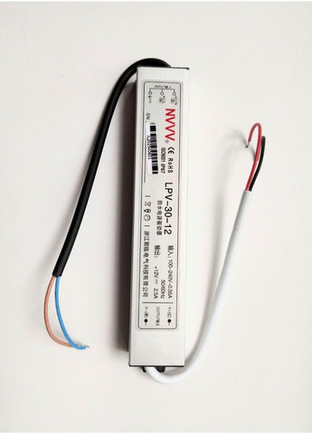 Блок питания для светодиодов 30W 12V LPV-30-12 NVVV No Brand (370392758)