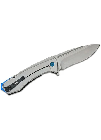 Нож "Ruckus", черный, сталь D2, складной, фреймлок, флиппер Buck (395604858)