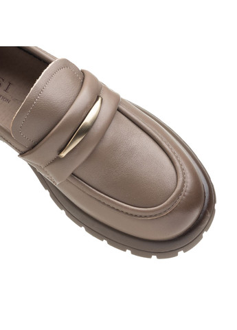 Vensi Женские Лоферы (2564ТА) коричневый з натуральная кожа, — (328915722)