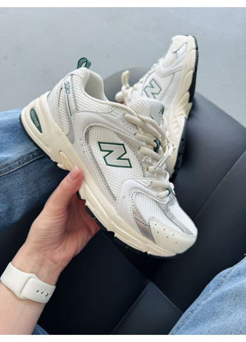 КРОССОВКИ ЖЕНСКИЕ NEW BALANCE 530 BEIGEL-0394 НЬЮ БЕЛАНС 530 No Brand бежевые демисезоны (367172096)