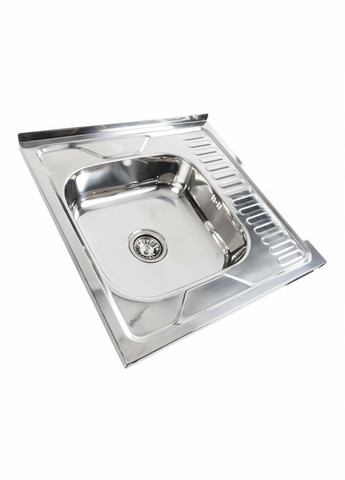 Кухонная мойка из нержавеющей стали ПОЛИРОВКА 6060 L (0,7/160 мм) Valeso (336936393)