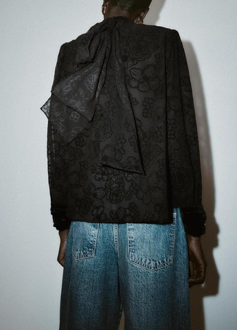 Чёрная блуза Zara