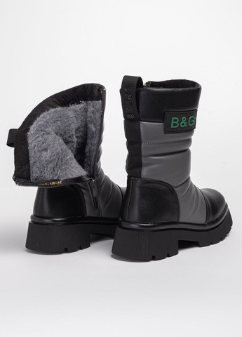 Чоботи дитячі 8865-12K сірі зимові 342079 Power (271813455)