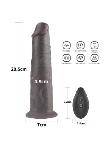 Вибратор Dual-Layered Silicone Nature Cock 8.0'', 20.5 см ( ) Lovetoy (374624021)