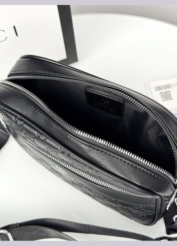 Чоловіча сумка месенджер крос боді через плече чорний No Brand (322464555)