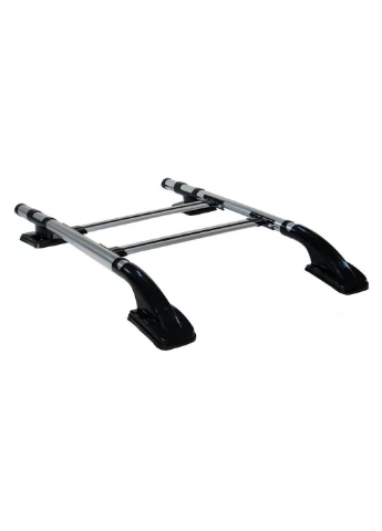 Рейлинги с перемычками (2 шт, Хром) для Nissan Navara 2006-2015 гг Erkul (391748572)