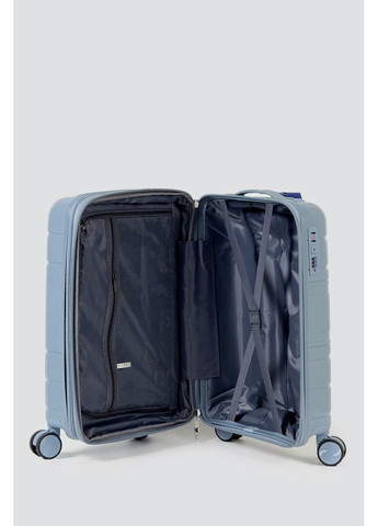 Маленька пластикова валіза ручна поклажа 606-3-BLU Tourist (354704051)