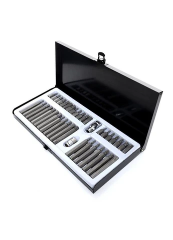 Профессиональный набор бит 40 шт в металлическом кейсе KraftDele KD10220 Torx, Hex, Spline Kraft & Dele (402626740)