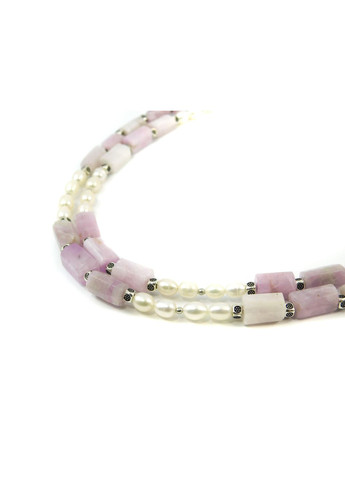 Ожерелье "Фрида" Жемчуг, Кунцит Fursa fashion (322314774)