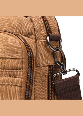 Сумка текстильна для ноутбука на два відділення 20178 Коричнева Vintage (298567442)