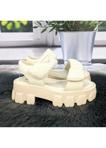 Молочные босоножки сандалии детские для девочки Jong Golf