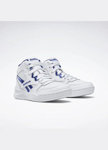Білі всесезон кросівки bb 4500 court white/white/bright cobalt р. 3.5/34.5/23.5 см Reebok