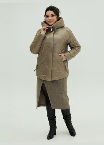 Оливкова демісезонна куртка аміна Mirage