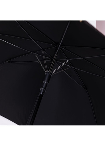 Комбинированный зонт-трость складной полуавтомат 124 см, черный Yiwu (362135804)
