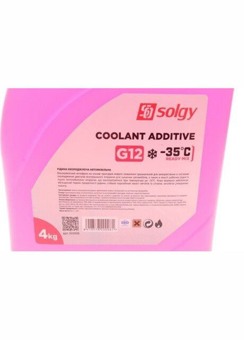 Антифриз (червоний) G12 (4kg) (-35°C готовий до застосування) 503008 UA63 No Brand (339660800)