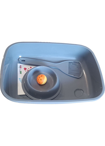 Комплект для кошенят Welcome Kit, сірий, 37×27×8.5 см Georplast (342894284)