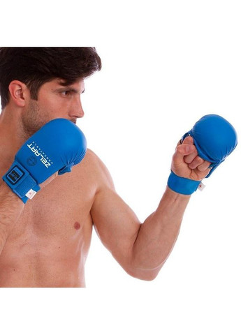 Накладки для карате BO-7250 размер синий Zelart (346490378)