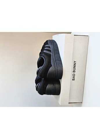 Кросівки жіночі і чоловічі Adidas Campus x Bad Bunny Black | Адідас Кампус чорні No Brand чорні демісезони (363296028)