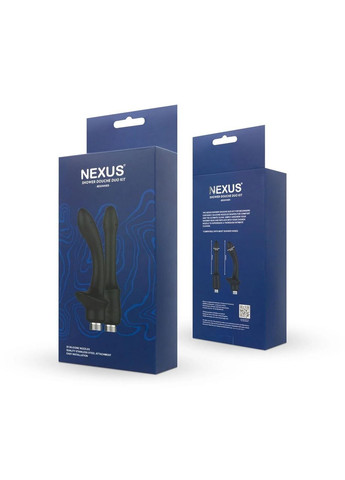 Набір анальних насадок для душу BEGINNER Shower Douche Duo Kit — Black, 2 шт. Nexus (367723079)