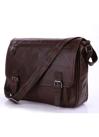 Сумка чоловіча шкіряна через плече 14089 під формат А4 Коричнева Vintage (302009007)