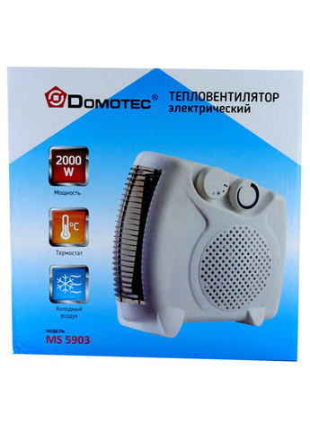 Тепловентилятор MS-5903 2в1, ветродуйка обогреватель, электрическая дуйка, тепловентилятор дуйка Domotec (305749853)