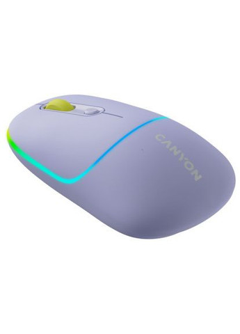 Мышка (CNS-CMSW22ML) Canyon MW-22 Dual Band RGB Wireless Mountain Lavender (367592593)