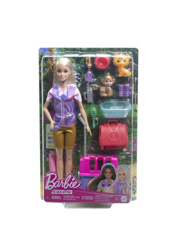 Игровой набор Barbie Зоозащитница (HRG50) Mattel (301422348)