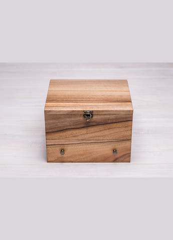 Именная коробочка с гравированием на подарок с шухлядой для украшений EcoWalnut (295266133)