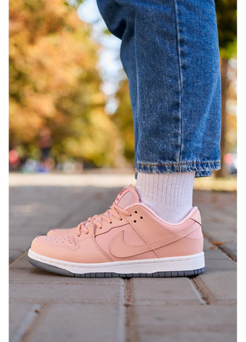 КРОСІВКИ ЖІНОЧІ NIKE SB DUNK PINK WHITE НАЙК СБ ДАНК No Brand рожеві демісезони (367173528)