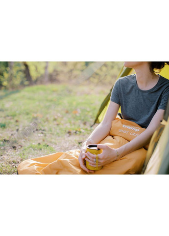 Спальний мішок Windy Light кокон лівий yellow/grey 220/80-55 UTRS-055 Tramp (366221418)