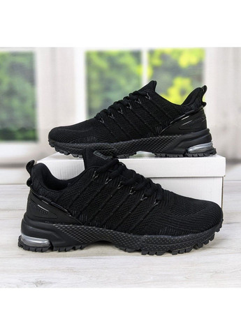 Чорні Осінні кросівки чоловічі текстильні Baas