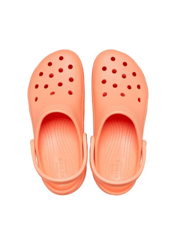 Оранжевые женские кроксы classic platform clog m6w8--24.5 см papaya 206750 Crocs