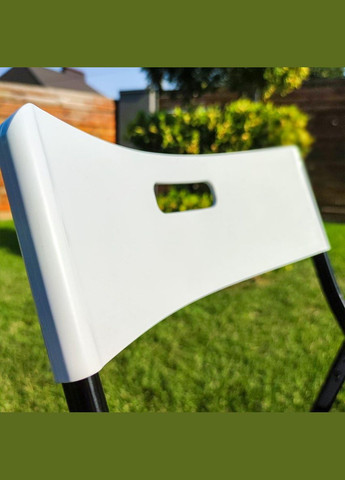 Складний стілець 46х42,5х86см Білий SW-00001610 Sticker Wall (304262468)