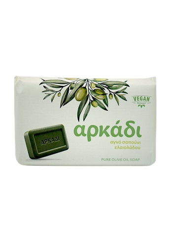 Vegan мыло твердое натуральное Olive Oil Green 150 г Arkadi (294222897)