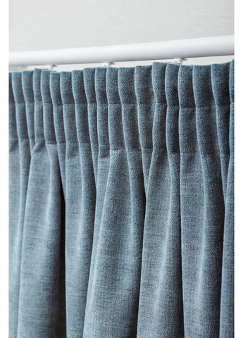 Шторы из матового шенила 2шт 3,5м х от 2,5м до 3м HYGG (370367174)