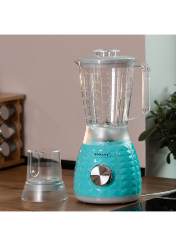 Блендер с чашей объемом SK-03030 1,5 л и кофемолкой 500 Вт 2-скоростной Sokany (369654195)