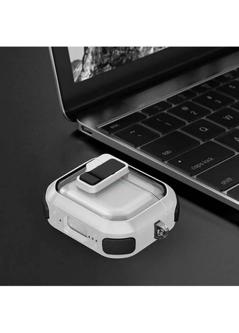 Футляр протиударний Locking Button для навушників white No Brand AirPods 3 (361077771)