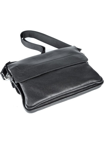 Сумка мужская через плечо кожаная 00997 Черный Shvigel (302008568)