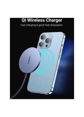 Зарядное устройство для (30233) Ugreen Magnetic Wireless Charger 15W CD245 (370017996)