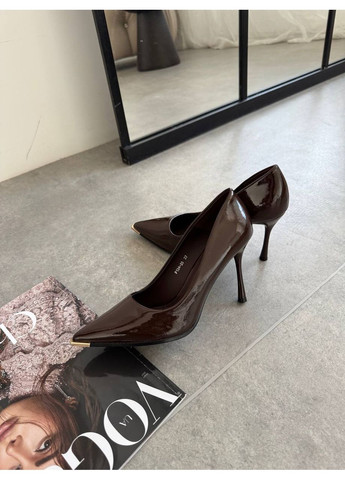 No Brand Лодочки “Chocolate Shine” темно-коричневий з, — (361282453)