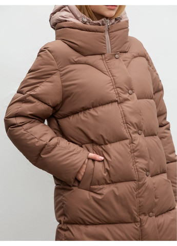 Комбинированная демисезонная куртка 0800332412al светло коричневый Alvo