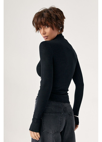 Базовий тонкий гольф з горловиною-стійкою Lurex (369776089)