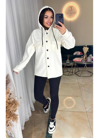 Стильна жіноча тепла сорочка з капюшоном Україна (361856474)