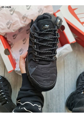 Черные демисезонные кроссовки мужские nike air max tn terrascape plus black найк аир макс тн плюс No Brand