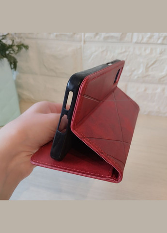 Чохол для xiaomi redmi Note 11 pro / 11 pro 5g книжка підставка з магнітом і візитницею Business Leather No Brand (296914549)