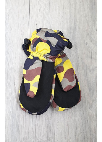 Балоновые перчатки на флисе для девочек 4-6 лет No Brand (363057912)