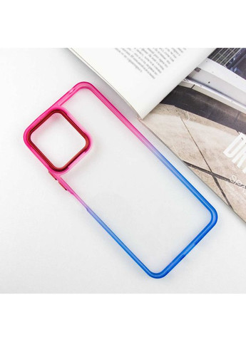 Чехол TPU+PC Fresh sip series для Xiaomi Redmi 12 Синий / Розовый No Brand (360879365)