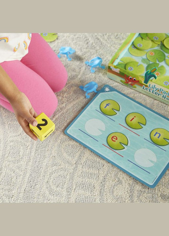 Навчальний набір "Листя лілій. Англійська мова" Lily Pad Letter Hop, гра зі словами CVC hand2mind (342374316)