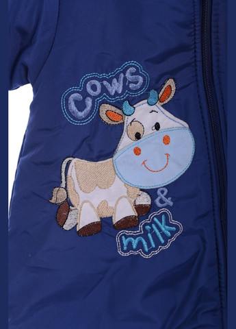 Чоловічок для хлопчика на махрі milka синій 68 см (26247) BABYKROHA (297199652)